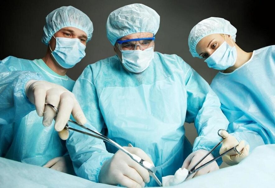 Operation bei thorakaler Osteochondrose